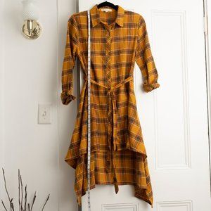 Hot & Delicious Hi-Lo Autumn Plaid Tunic/Dress